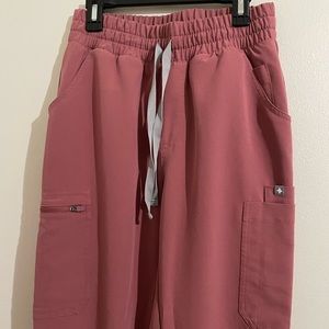 FIGS high waisted yola pant mauve XS extra small GUC